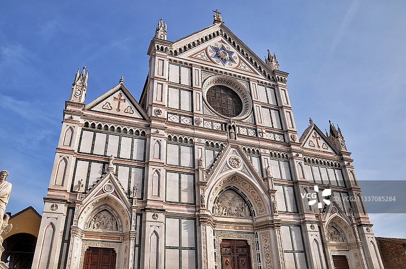意大利佛罗伦萨圣十字教堂图片素材