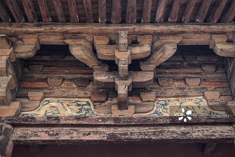 山西应县木塔佛宫寺释迦塔图片素材