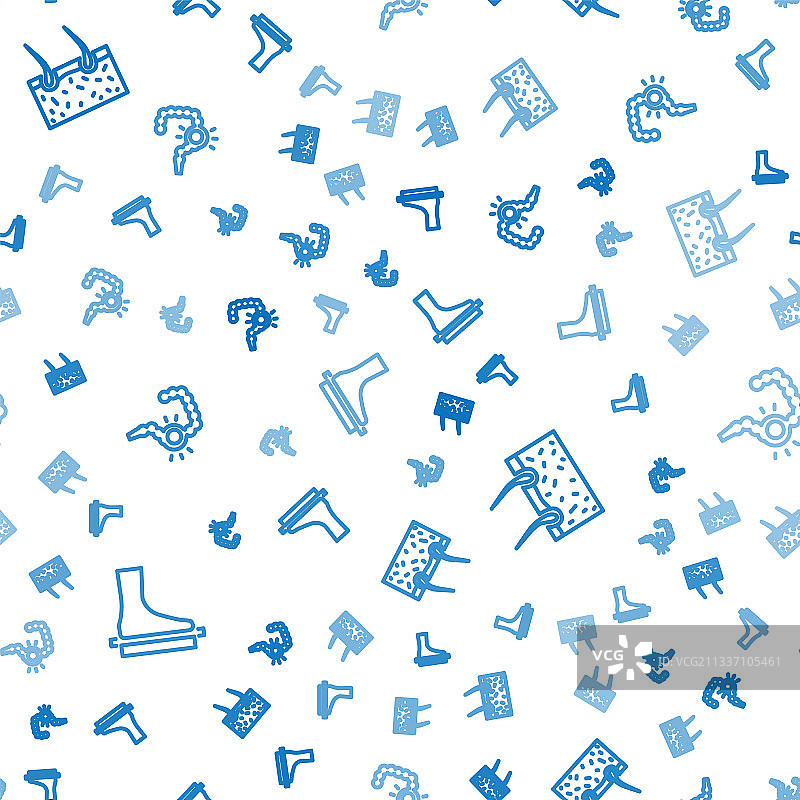 扁平足发套皮肤肠道图片素材