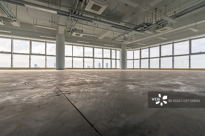 浙江宁波新城建筑内部图片素材