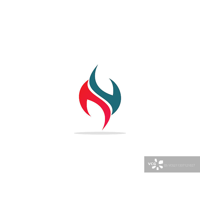 波浪抽象彩色Logo图片素材