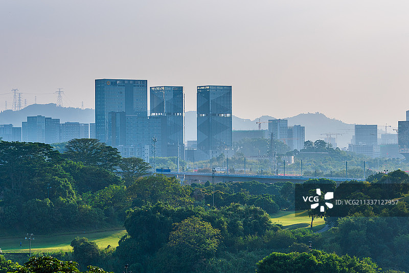 中国广东深圳光明新区风光图片素材