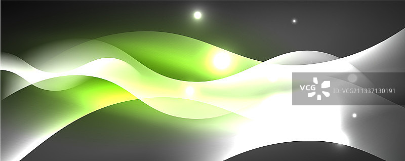 闪闪发光的霓虹波光线抽象图片素材