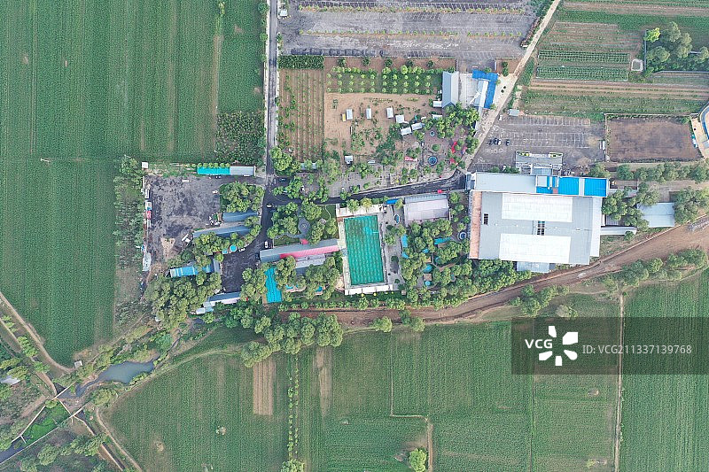 忻州北合索温泉全景图片素材