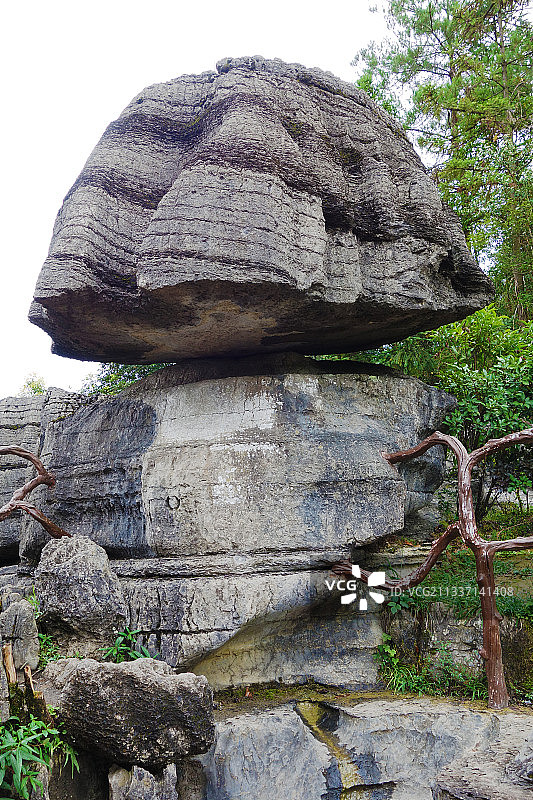 恩施梭布垭石林图片素材