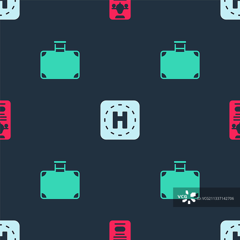 带有直升机停机坪票的手机图片素材