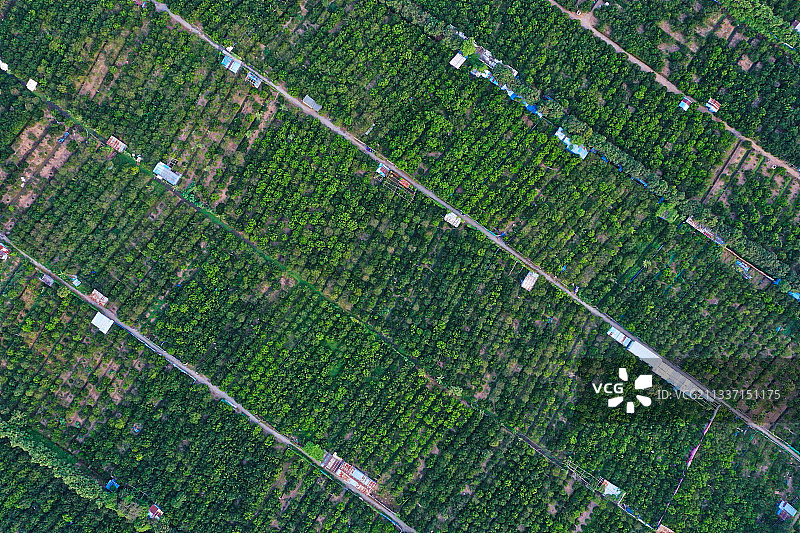 航拍新会熊子塔江门站图片素材