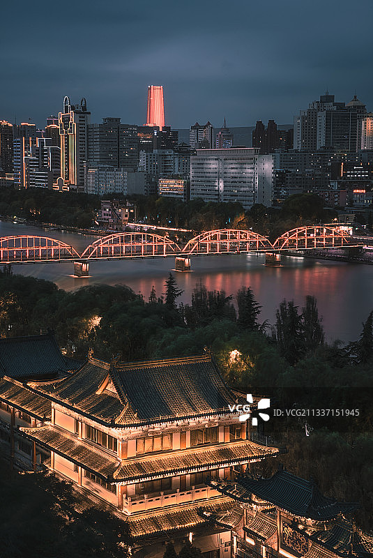 中山铁桥金城关图片素材