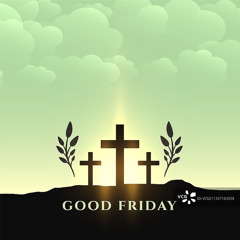 耶稣受难日圣周传统背景图片素材