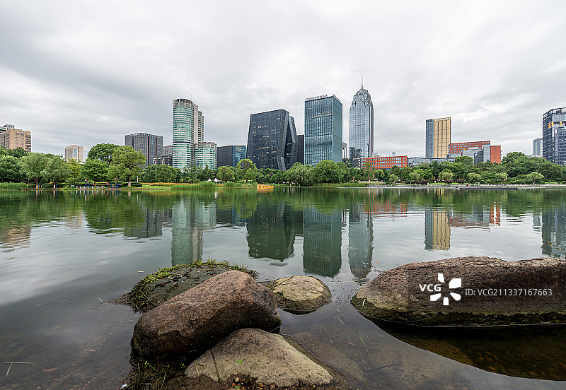 宁波，南部商务区，商务办公楼，CBD，国际贸易，金融，银行图片素材