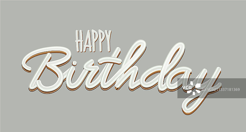 生日快乐抽象灰色背景图片素材