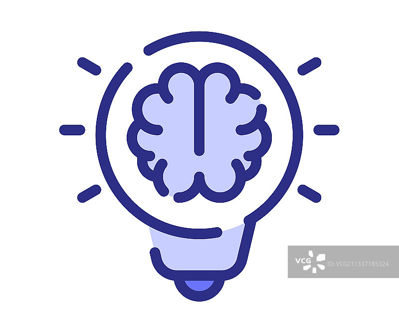 思考过程，单一独立图标图片素材