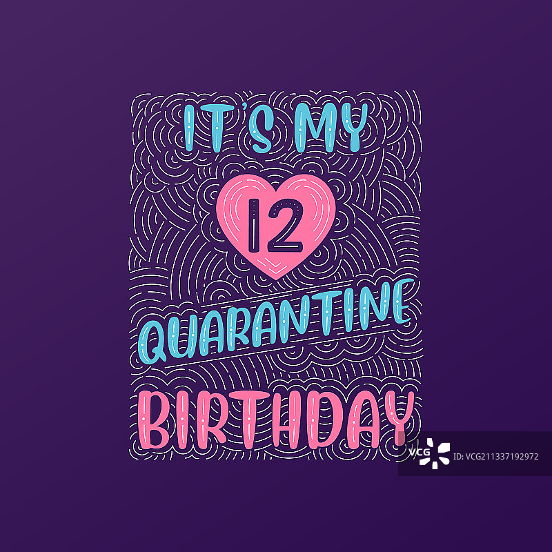 隔离期间的12岁生日图片素材