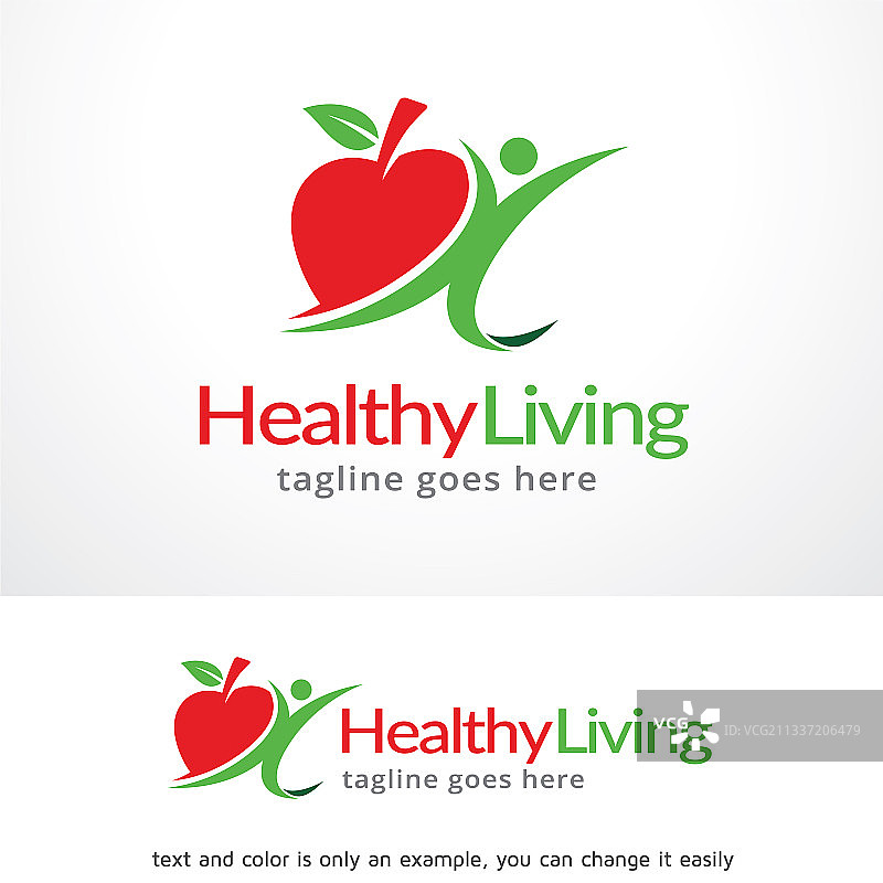 健康食品Logo模板图片素材