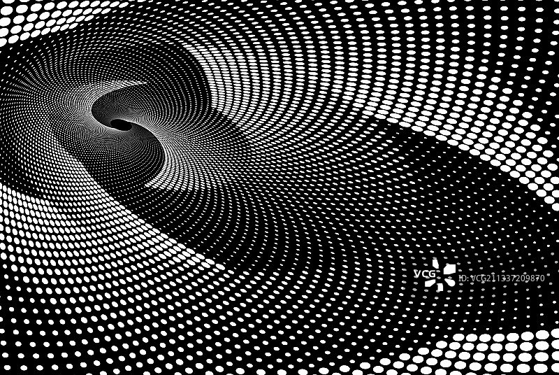 带点的半色调螺旋图案或纹理图片素材