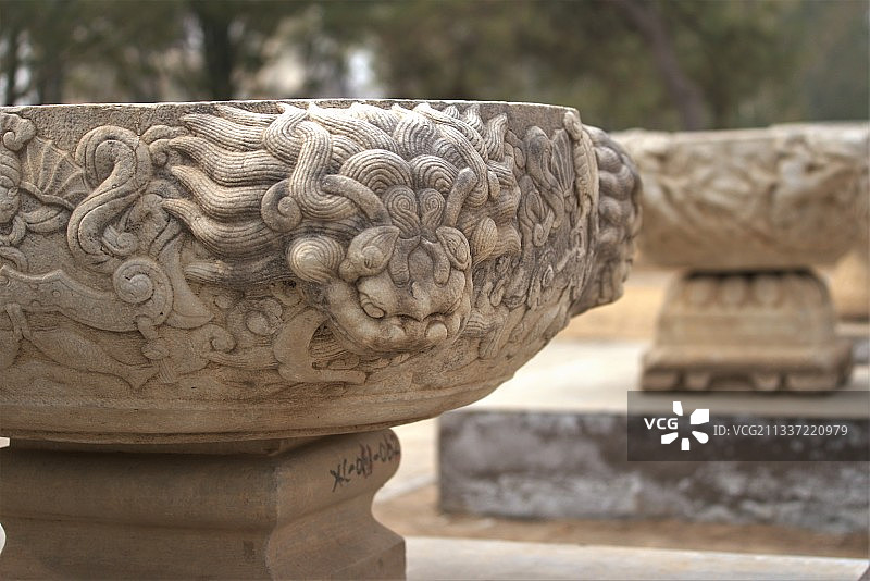 圆明园的石头们图片素材