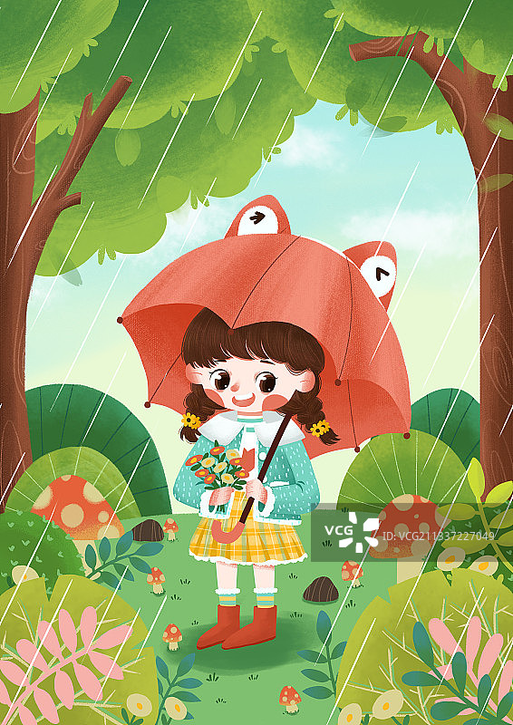 24节气-雨水图片素材