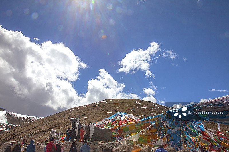 西藏青藏高原米拉山口图片素材