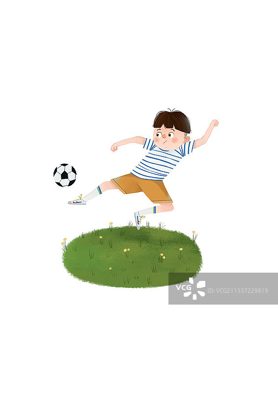 足球少年图片素材