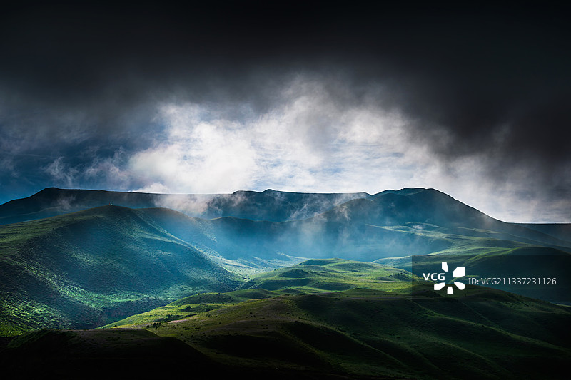 青海坎布拉国家森林公园图片素材