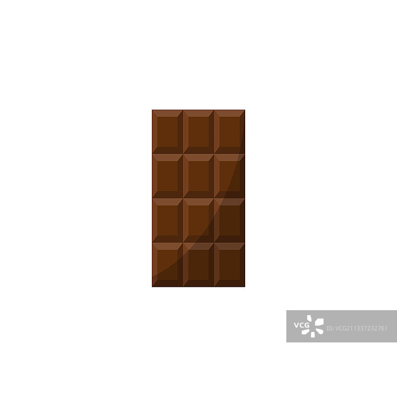 深色可可或牛奶巧克力方块图片素材