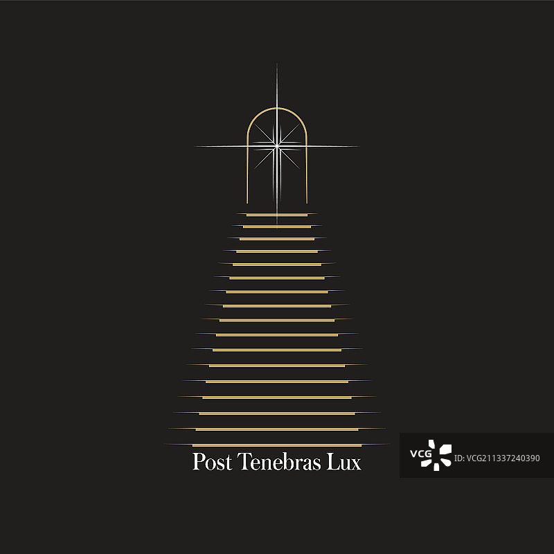 黑暗后的光明图片素材