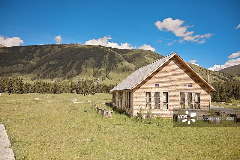 新疆喀纳斯地质公园图片素材