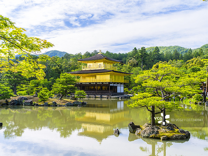 日本金阁寺图片素材