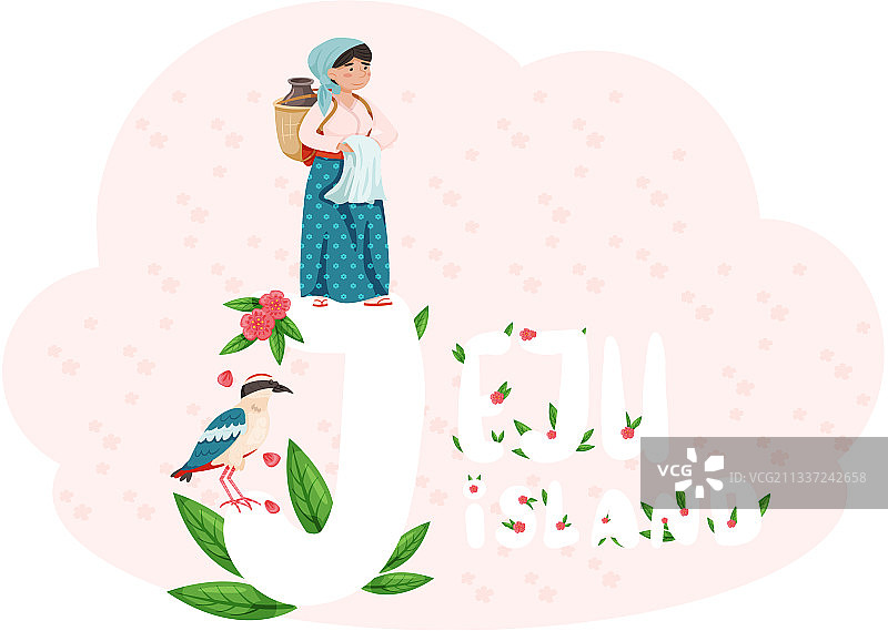 身穿民族服装的女性角色图片素材