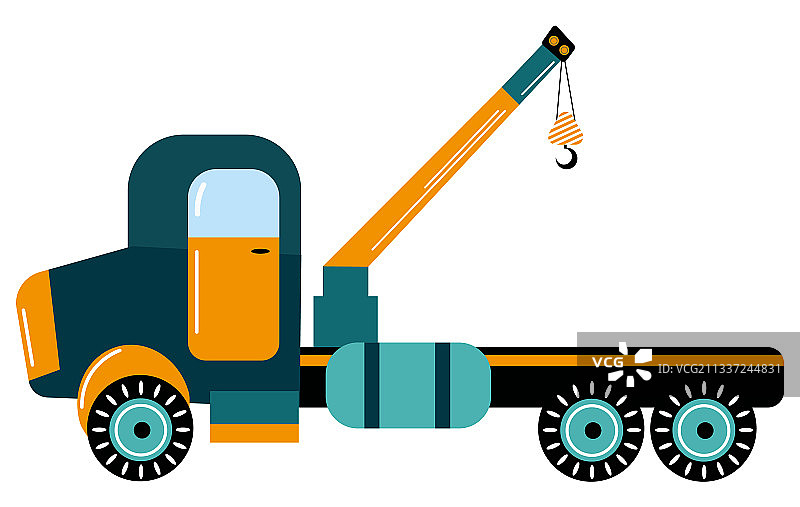 儿童救援拖车图片素材