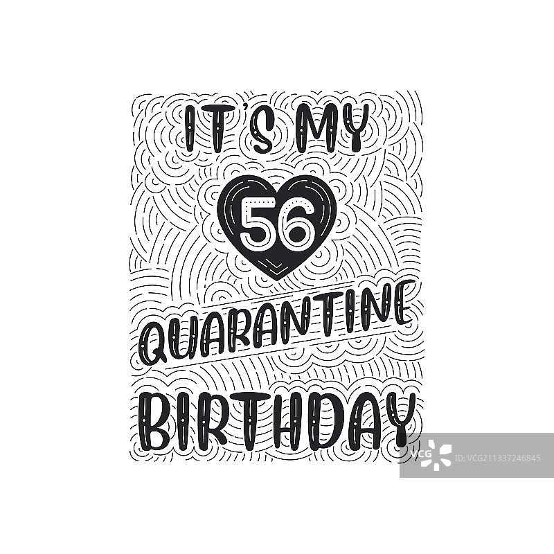 我的56岁隔离生日图片素材