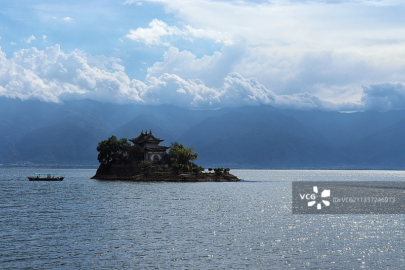 洱海小普陀图片素材