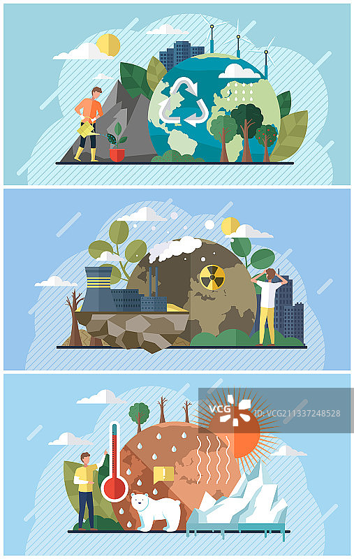 以环境为主题的元素合集图片素材