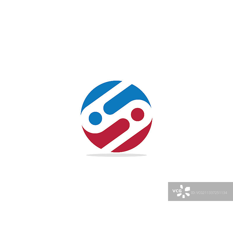 彩色圆形logo图片素材