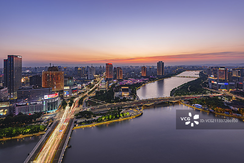 宁波三江口城市风光图片素材