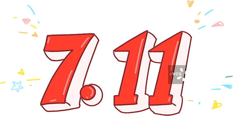 7月11日元素图片素材