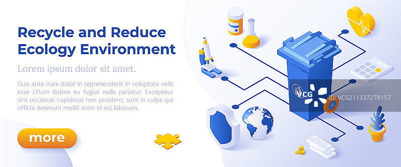 生态环境banner布局模板图片素材