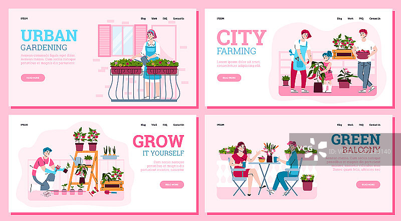 人们在阳台上种植植物的网站图片素材
