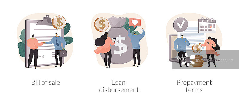 银行文件抽象概念图片素材