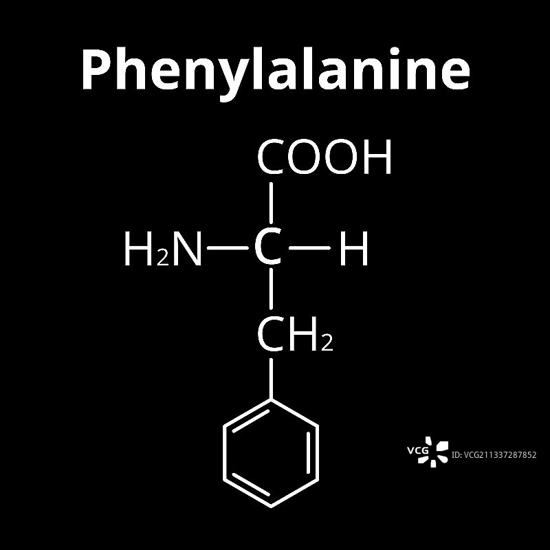 氨基酸化学分子苯丙氨酸图片素材