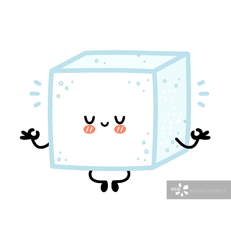 可爱的糖块角色图片素材