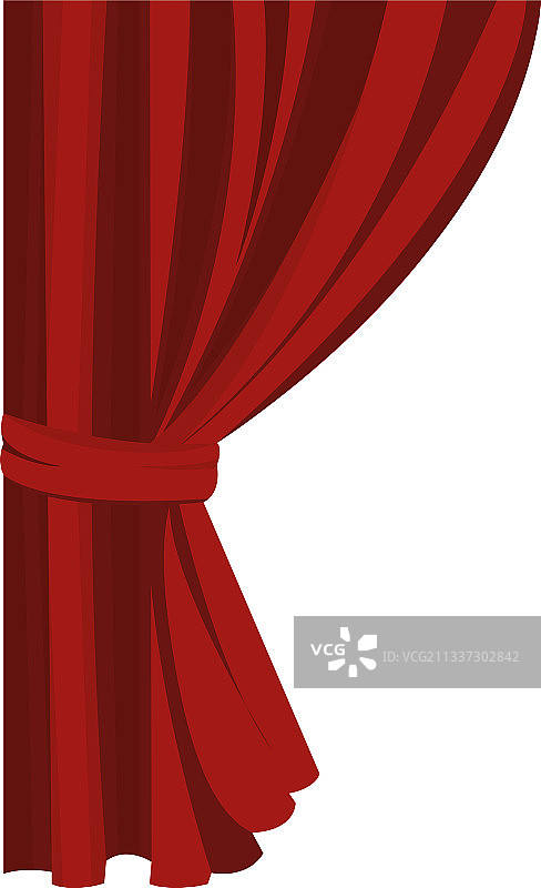 拉开的舞台幕布图片素材