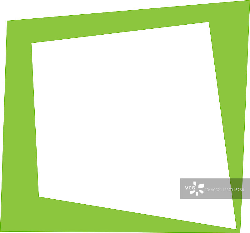 几何不规则正方体相框图片素材