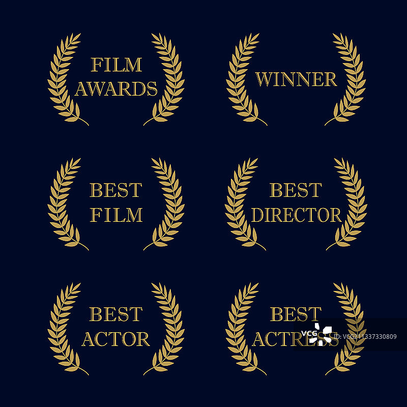 电影奖项标志图片素材