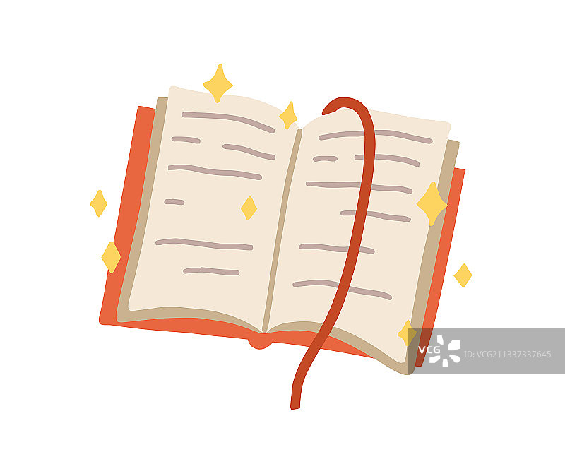 带有童话魔法的奇幻书图片素材