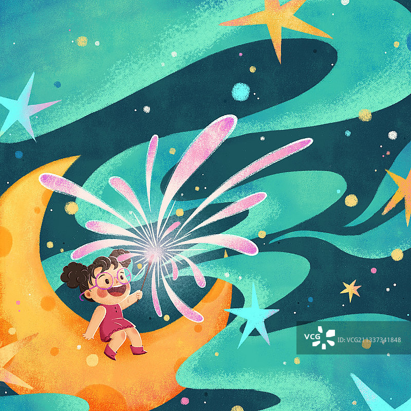 节日烟花图片素材