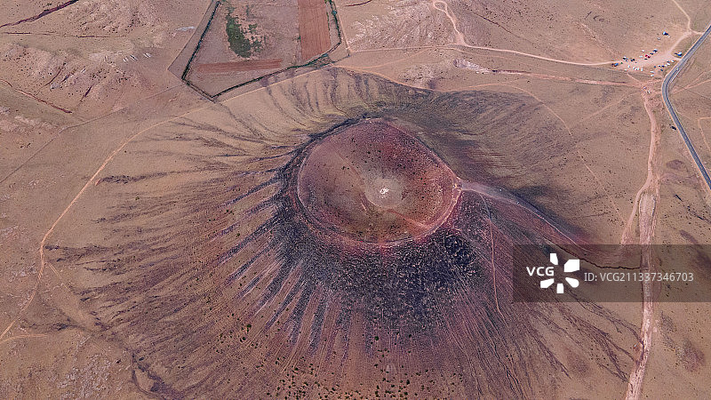 乌兰哈达五号火山图片素材