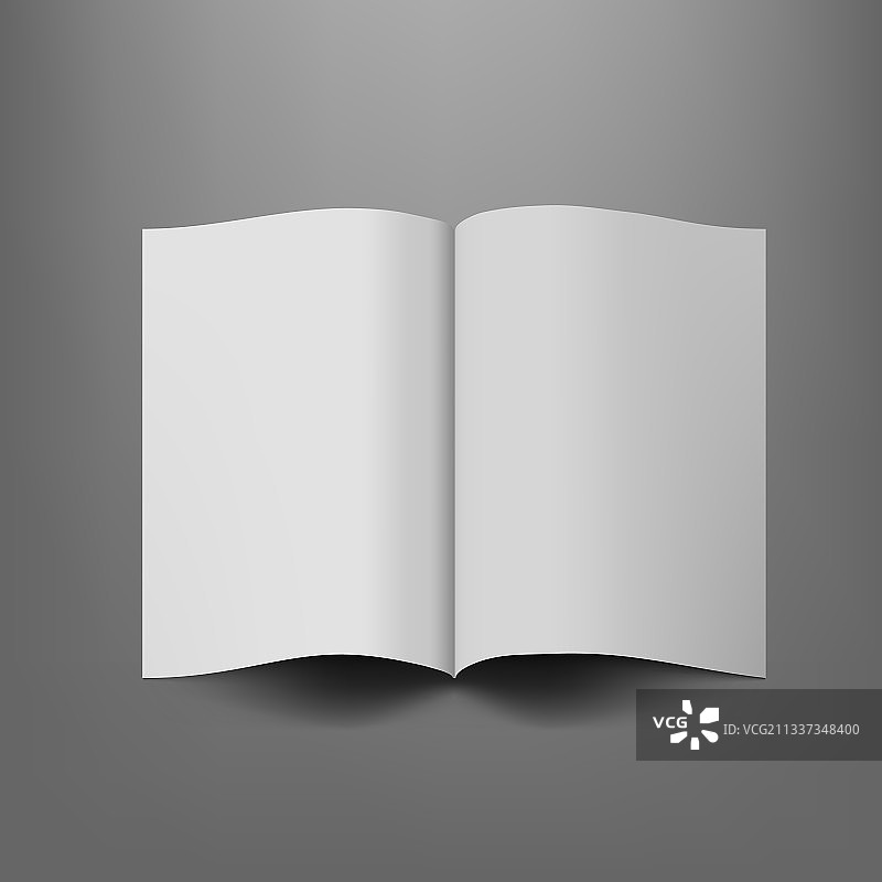 深色背景上的软封面小册子图片素材