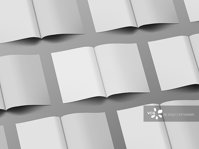 深色背景上的软封面小册子图片素材