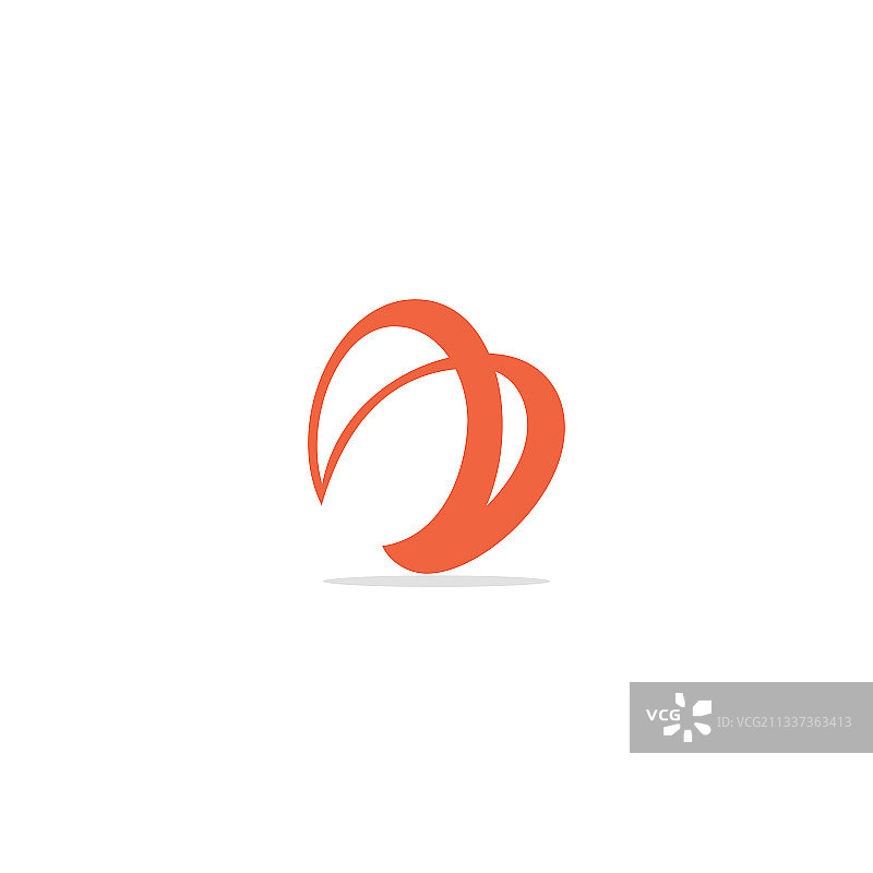 抽象曲线Logo图片素材